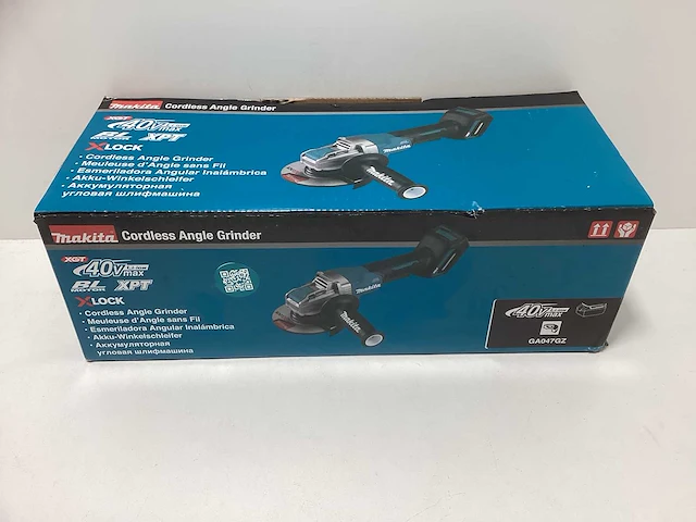 Makita ga047gz accu haakse slijper (body zonder accu's en lader). - afbeelding 2 van  3
