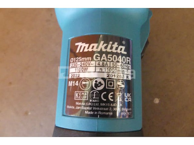 Makita ga5040r haakse slijpmachine - afbeelding 3 van  4