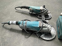 Makita ga9030 r en ga9020 haakse slijpmachine (2x)