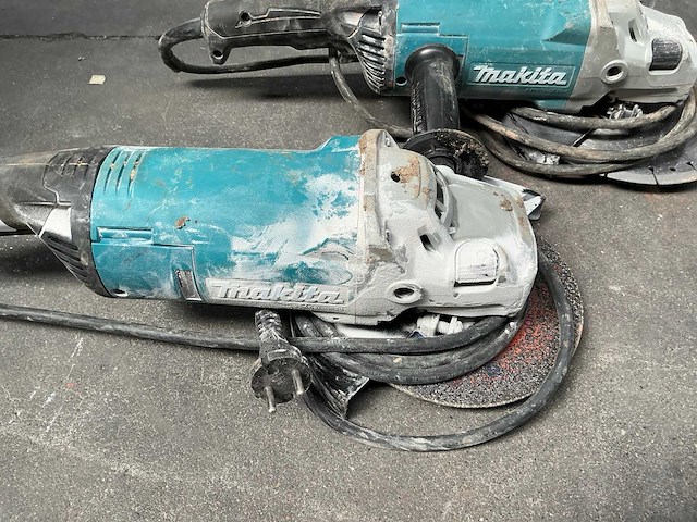 Makita ga9060 haakse slijpmachine (2x) - afbeelding 3 van  5