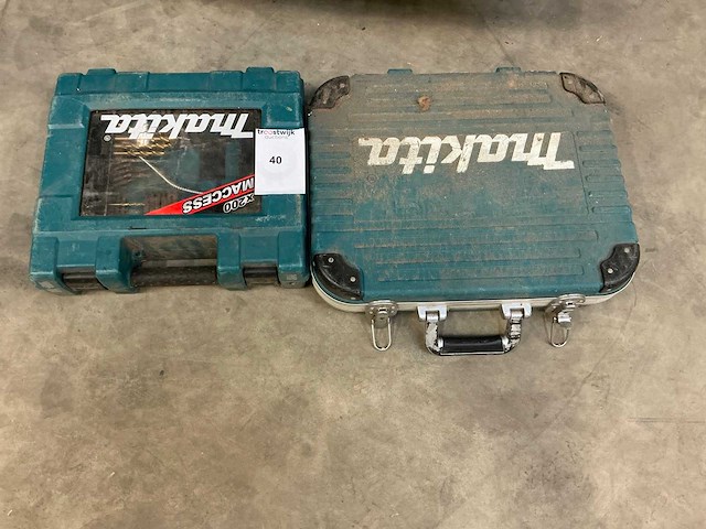 Makita gereedschapskoffer (2x) - afbeelding 1 van  8
