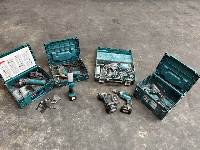 Makita gereedschapsset - afbeelding 1 van  8