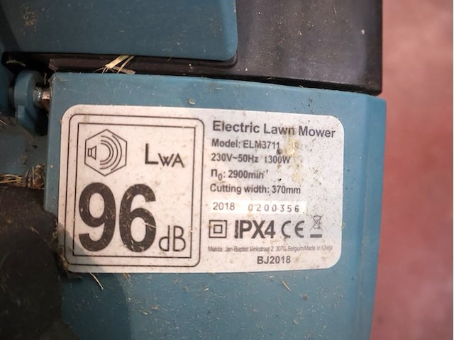 Makita grasmachine - afbeelding 4 van  4