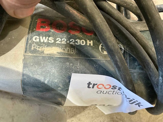 Makita gws 22-230h haakse slijpmachine - afbeelding 2 van  2