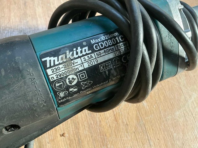 Makita haakse- en rechteslijpmachine - afbeelding 6 van  6