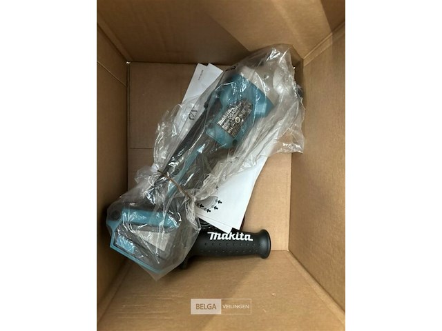 Makita haakse slijper 18v - 125mm zonder accu en lader - afbeelding 2 van  2