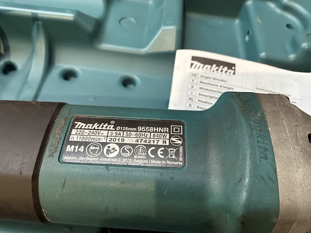 Makita haakse slijper (2x) - afbeelding 3 van  11