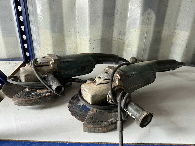 Makita haakse slijpers (2x) - afbeelding 1 van  1