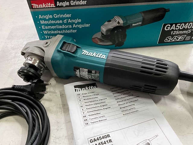 Makita haakse slijpmachine 125 mm - afbeelding 2 van  5