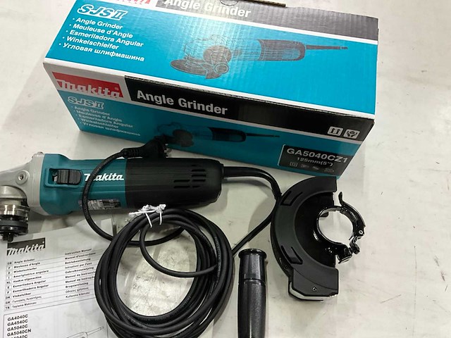 Makita haakse slijpmachine 125 mm - afbeelding 4 van  6