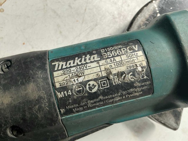 Makita haakse slijpmachine (3x) - afbeelding 8 van  11
