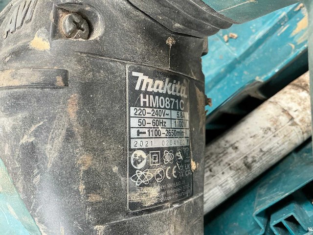 Makita hm08710 breekhamer - afbeelding 3 van  4