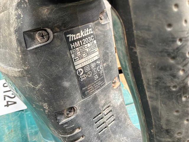 Makita hm1203c breekhamer - afbeelding 3 van  4