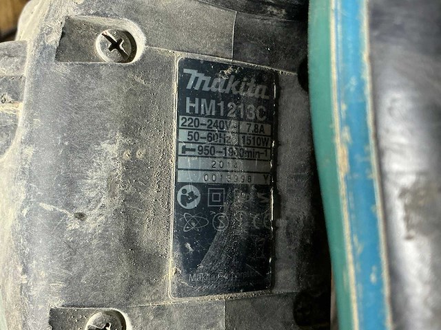 Makita hm1213c breekhamer - afbeelding 3 van  3