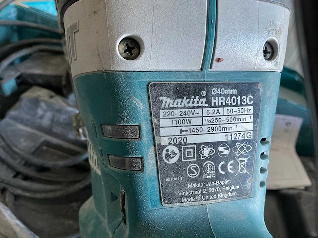 Makita hm1213c breekhamer - afbeelding 3 van  4