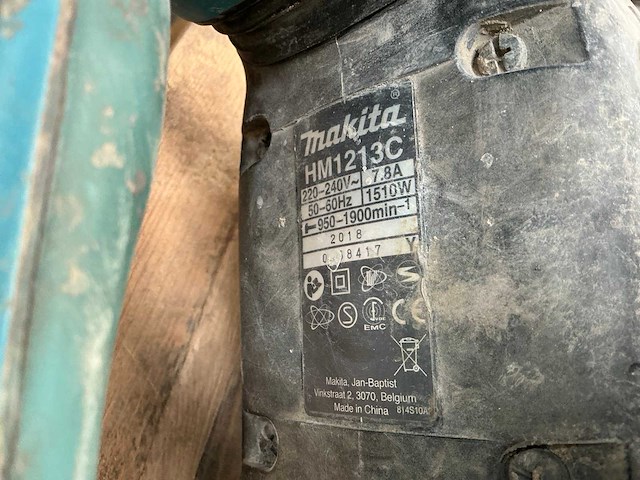 Makita hm1213c breekhamer - afbeelding 5 van  5