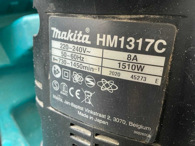 Makita hm1317c breekhamer - afbeelding 6 van  6