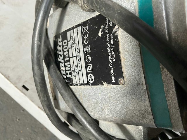 Makita hm1400 elektrische breekhamer te herstellen - afbeelding 4 van  4