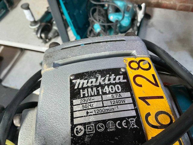 Makita hm1400 elektrische breekhamer - afbeelding 3 van  3