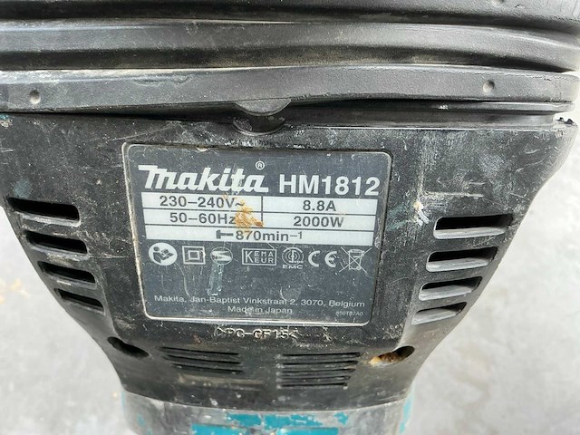Makita hm1812 breekhamer - afbeelding 7 van  7