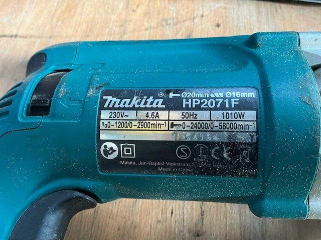 Makita hp2071f boormachine - afbeelding 3 van  4
