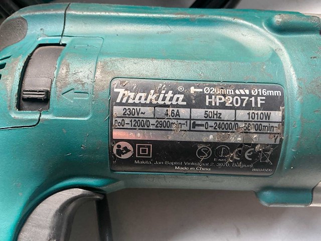 Makita hp2071f boormachine - afbeelding 3 van  3