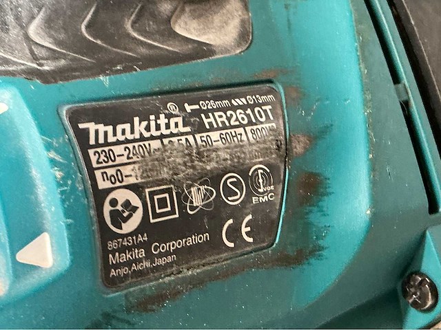Makita hr2610t boormachine - afbeelding 4 van  6