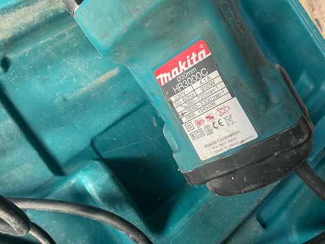 Makita hr3000c boorhamer - afbeelding 3 van  6