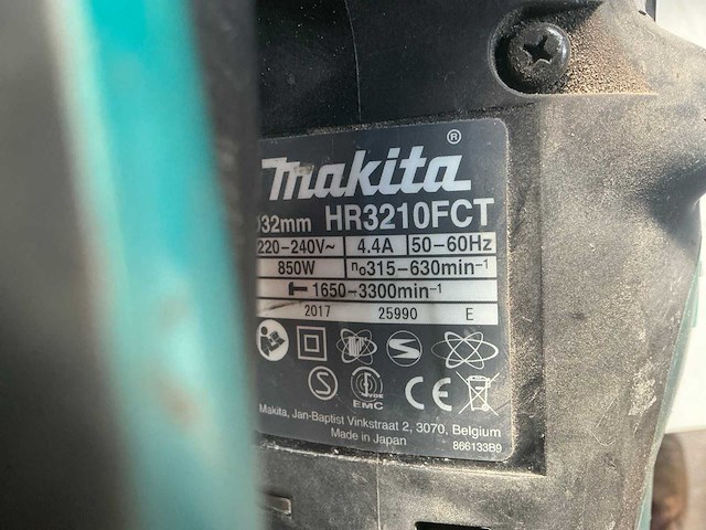 Makita hr3210fct boormachine - afbeelding 6 van  8