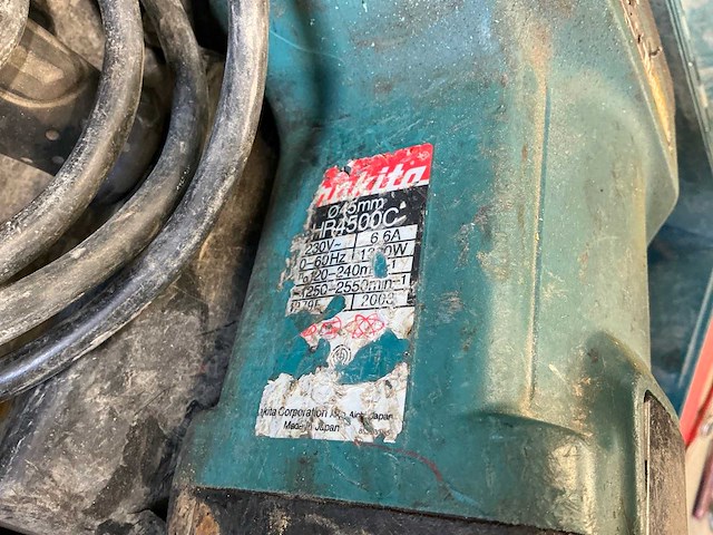 Makita hr4500c breekhamer - afbeelding 4 van  4