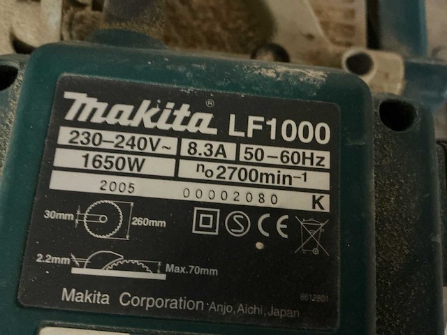 Makita lf1000 tafelcirkelzaagmachine - afbeelding 4 van  5