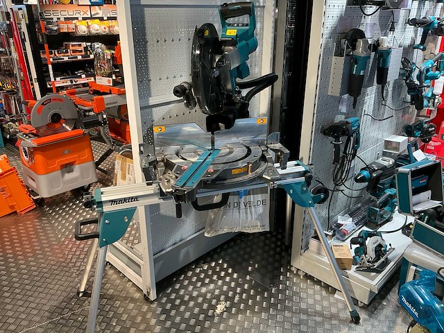 Makita ls003g afkortcirkelzaagmachine met wst06 statief - afbeelding 1 van  3