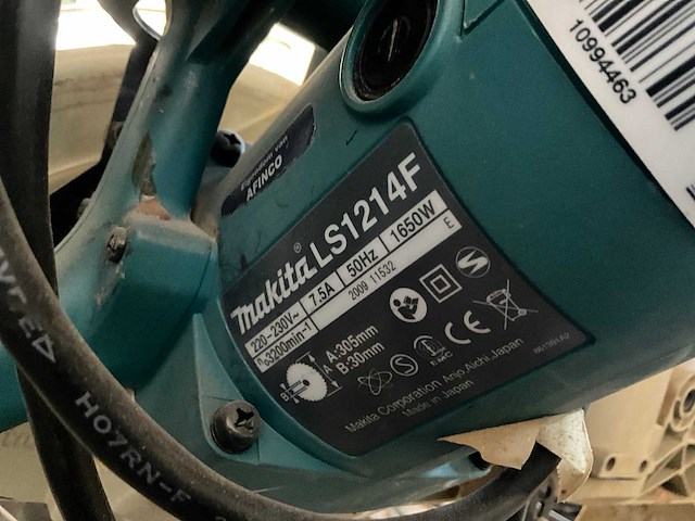 Makita ls1214f afkortcirkelzaagmachine - afbeelding 5 van  7