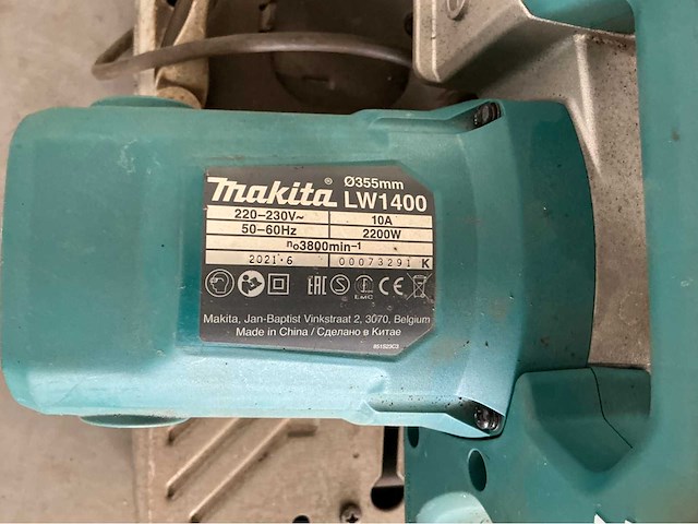 Makita lw1400 afkortzaag - afbeelding 3 van  4