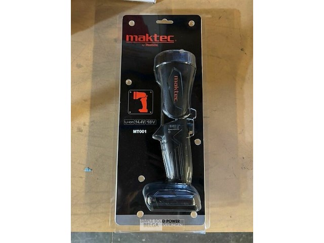 Makita maktec mt001 18v led batterij handzaklamp - afbeelding 1 van  3