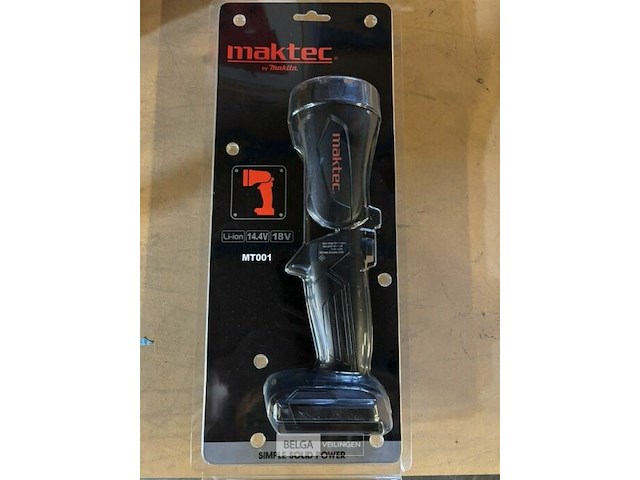 Makita maktec mt001 18v led batterij handzaklamp - afbeelding 2 van  3
