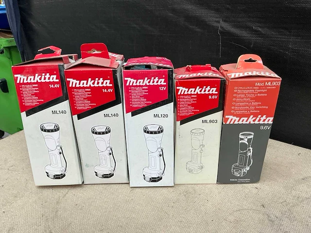 Makita ml diverse accu draaglamp (5x) - afbeelding 4 van  4