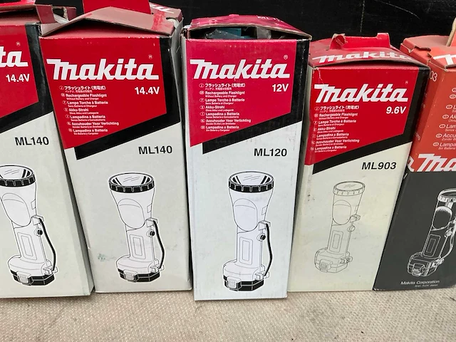 Makita ml diverse accu draaglamp (5x) - afbeelding 2 van  4