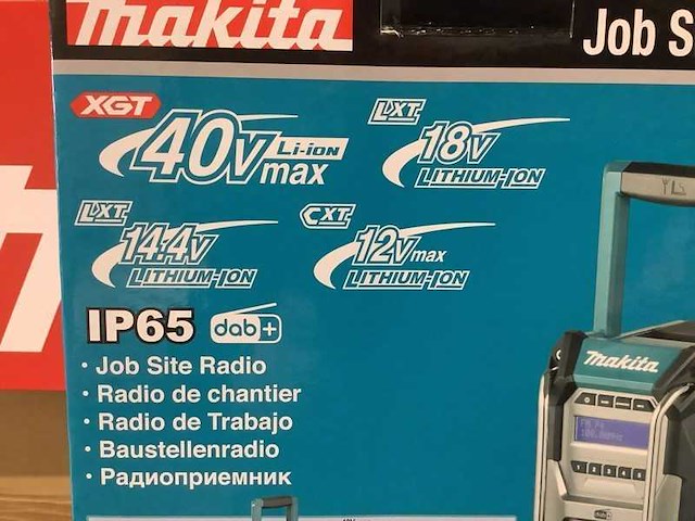 Makita mr003gz dab+ bouwradio op accu - afbeelding 11 van  11