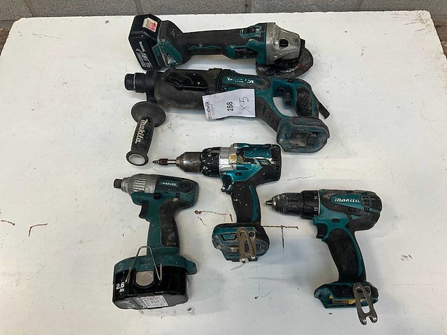 Makita overig accugereedschap (5x) - afbeelding 1 van  15
