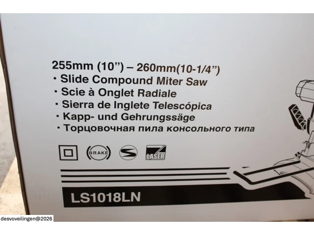 Makita radiale afkortzaag - afbeelding 3 van  3