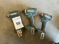 Makita slagmoersleutel (3x) - afbeelding 1 van  10