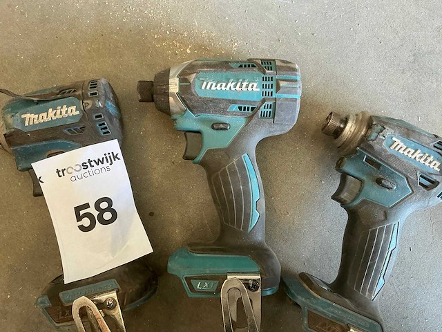 Makita slagmoersleutel (3x) - afbeelding 4 van  10