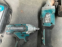 Makita slagmoersleutel en haakse slijper - afbeelding 4 van  6