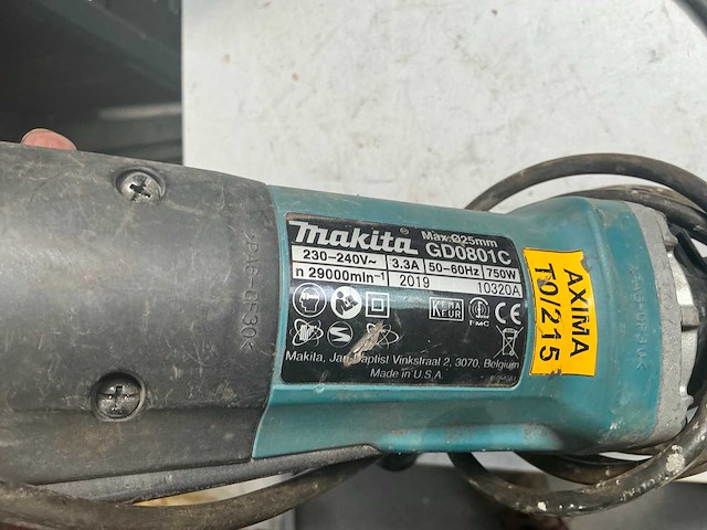 Makita slijpmachine (2x) - afbeelding 7 van  7