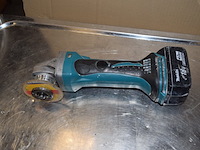 Makita slijpmachine op batterij 18v zonder lader