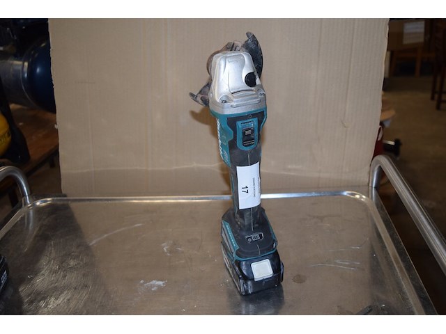 Makita slijpmachine op batterij 18v zonder lader - afbeelding 1 van  5