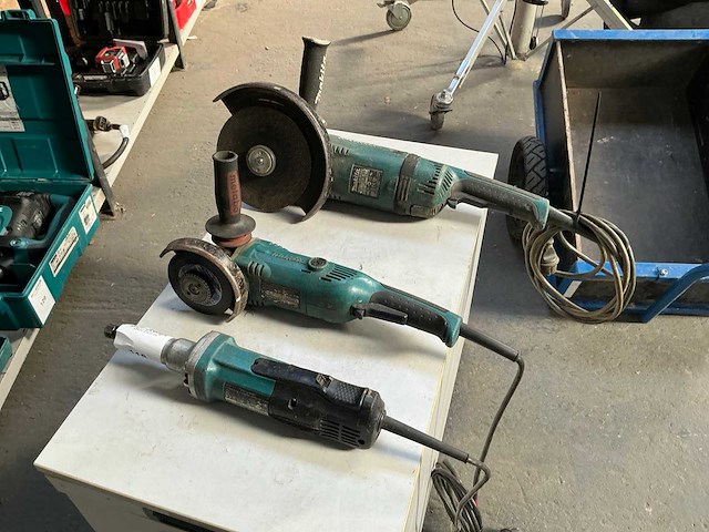 Makita slijpmachines (3x) - afbeelding 1 van  7