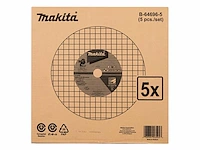 Makita slijpschijven 355x4.3x25.4mm bandenzaag 5 stuks - afbeelding 1 van  6