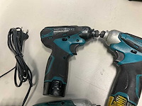 Makita td090d accu slagschroevendraaier (5x) met opladers - afbeelding 3 van  10